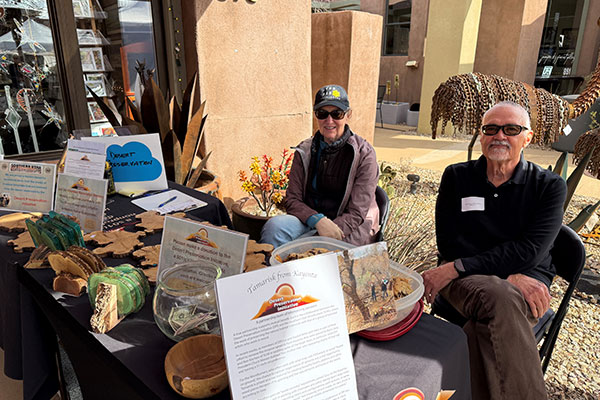 Sharing the DPI mission and Tamarisk products at the Art Festival